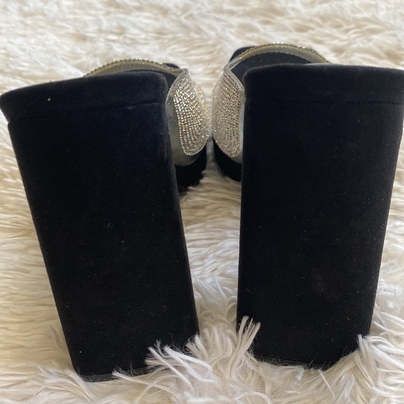 Womens  heeled slides sandals, Size  7 - Picture 6 of 13